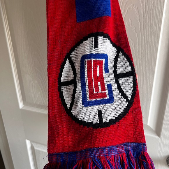Forever Collectibles LA Clippers NBA‎ Basketball Scarf Knit Winter - Picture 1 of 5